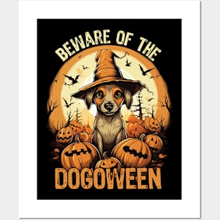 Fur-tastic Halloween Hound Dog Witch Costume Posters and Art